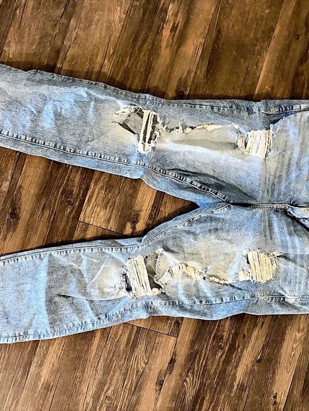 TORRID Women's Distressed Skinny Jeans Waist 10 Blue